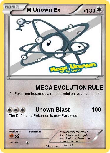 Pokemon M Unown Ex