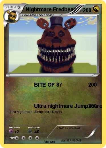 Pokemon Nightmare Fredbear 56