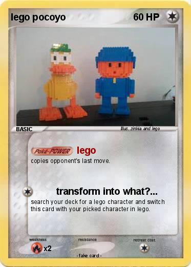 Pokemon lego pocoyo