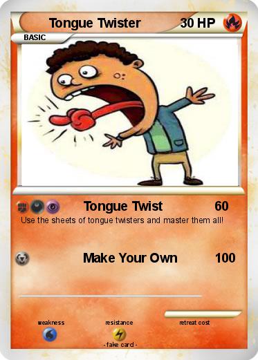Pokemon Tongue Twister