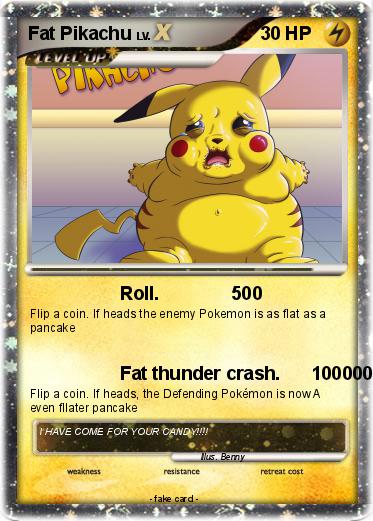Pokemon Fat Pikachu