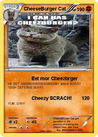 Pokemon CheeseBurger Cat 7