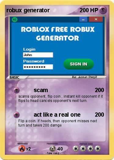 Pokemon robux generator
