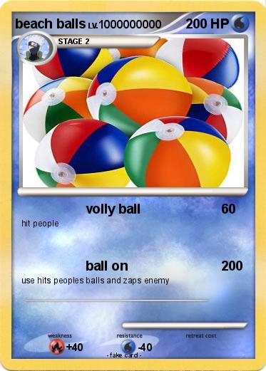 Pokemon beach balls