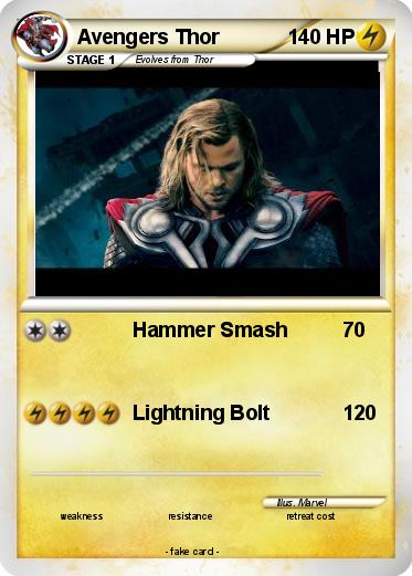 Pokemon Avengers Thor