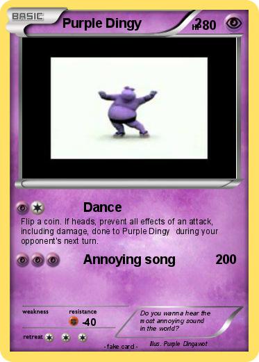Pokemon Purple Dingy               2