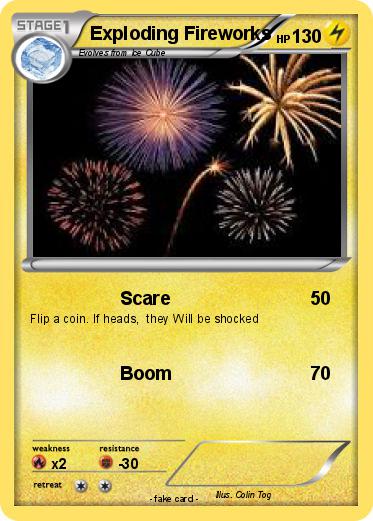 Pokemon Exploding Fireworks