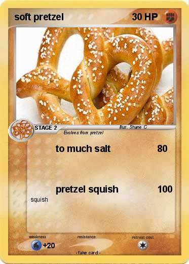 Pokemon soft pretzel