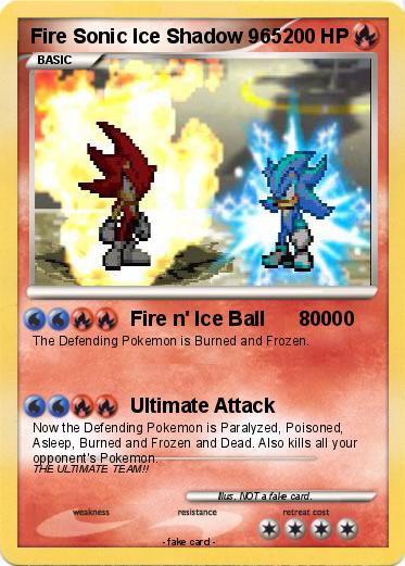 fire sonic vs ice shadow
