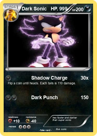 Pokemon Dark Sonic HP 999