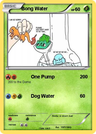 Pokemon Bong Water