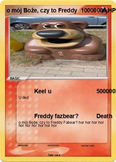 Pokemon o mój Boże, czy to Freddy