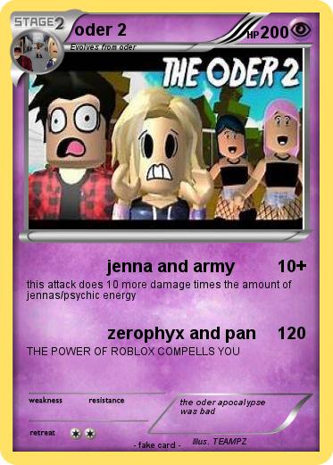 Who Is Jenna The Oder In Roblox