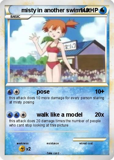 Pokemon misty in another swimsuit