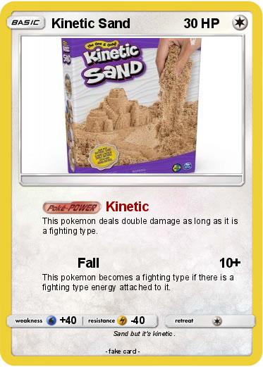 Pokemon Kinetic Sand