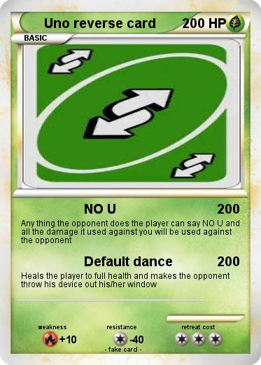 Pokemon Uno reverse card 8
