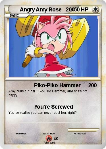 Pokemon Angry Amy Rose 200