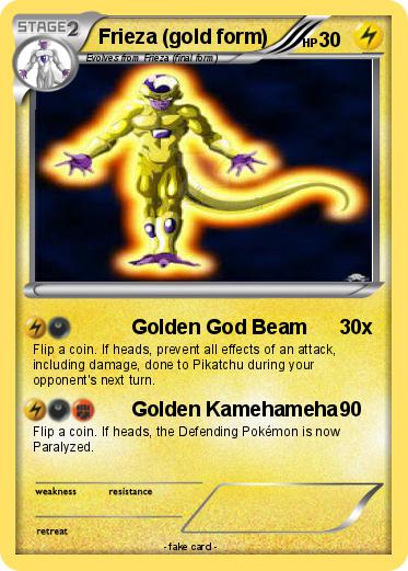 Pokemon Frieza gold form