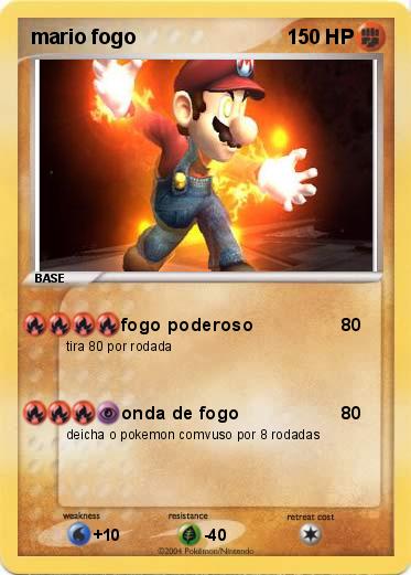 Pokemon mario fogo