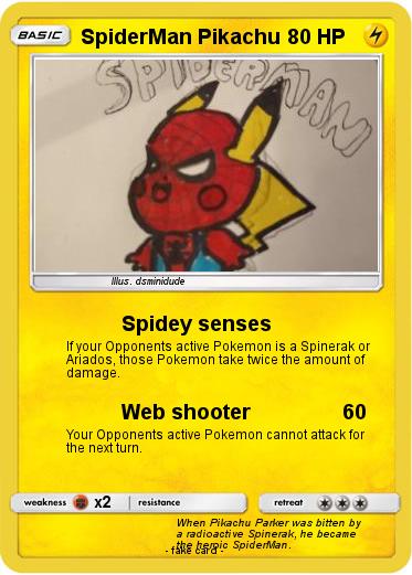 Pokemon SpiderMan Pikachu