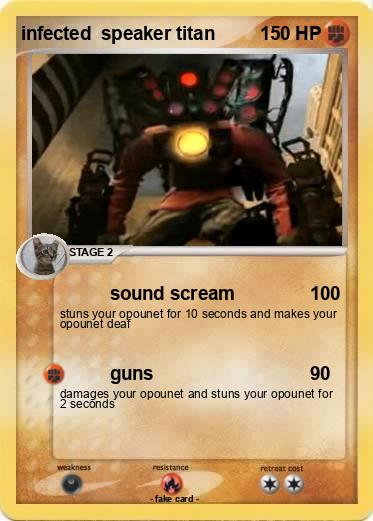 Pokemon infected  speaker titan