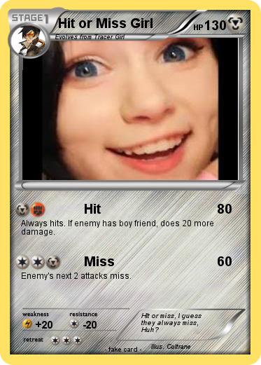 Pokemon Hit or Miss Girl 1