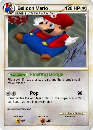 Pokemon Balloon Mario