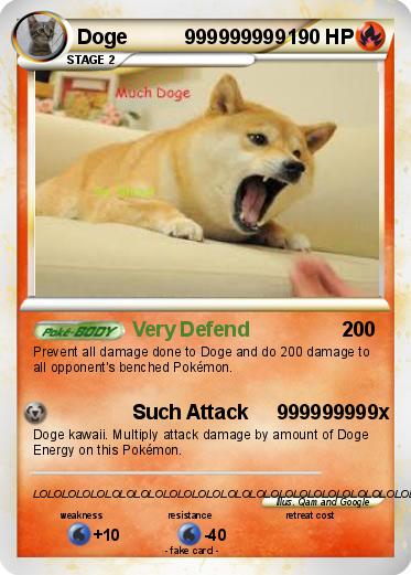 Pokemon Doge          999999999