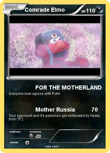 Pokemon Comrade Elmo 1