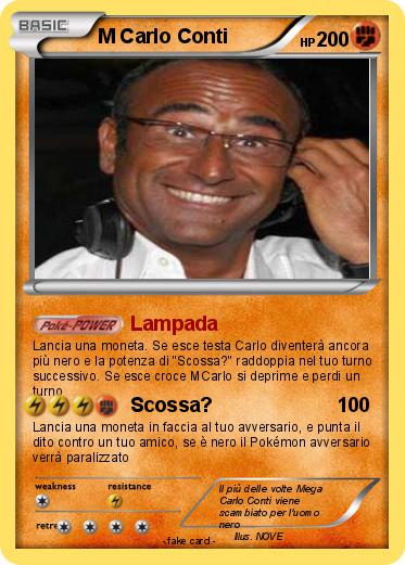 Pokemon M Carlo Conti