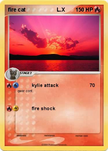 Pokemon fire cat                     L.X