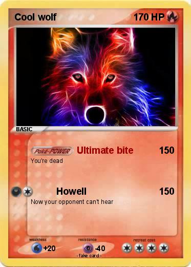 Pokemon Cool wolf