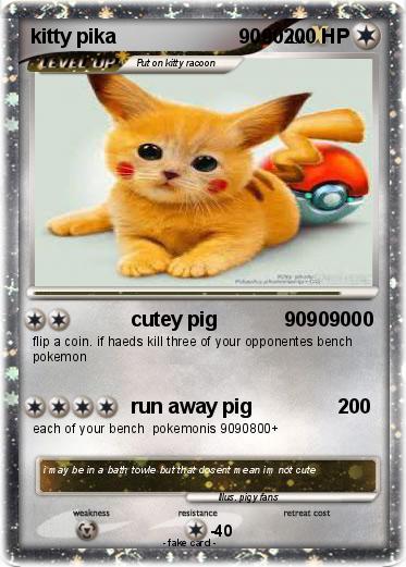Pokemon kitty pika                      9090