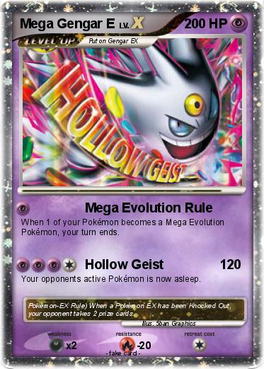Shiny Mega Gengar  Cool pokemon cards, Gengar, Pokemon