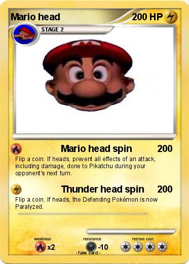 Pokemon Mario head