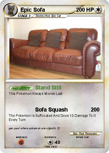 Pokemon Epic Sofa