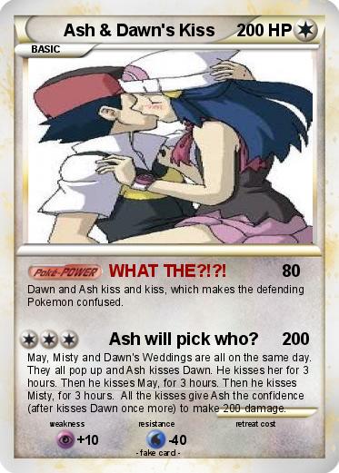 Pokemon Ash Dawn s Kiss