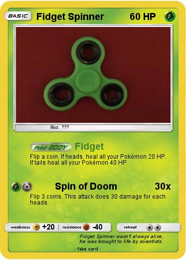 Pokemon Fidget Spinner 123