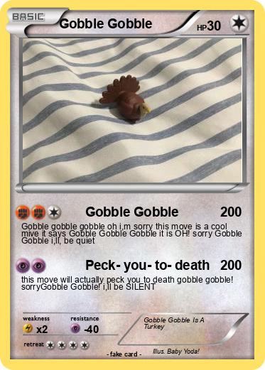 Pokemon Gobble Gobble