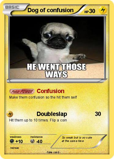 Pokemon Dog of confusion