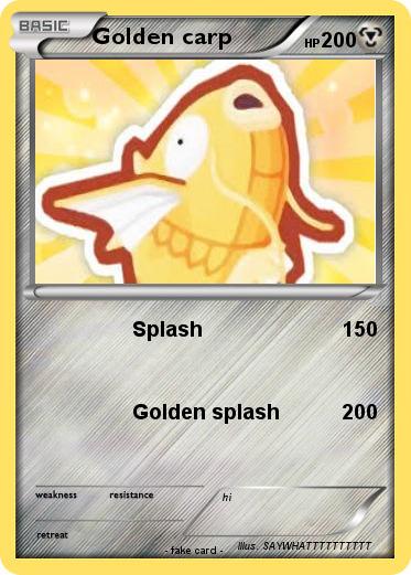 Pokemon Golden carp