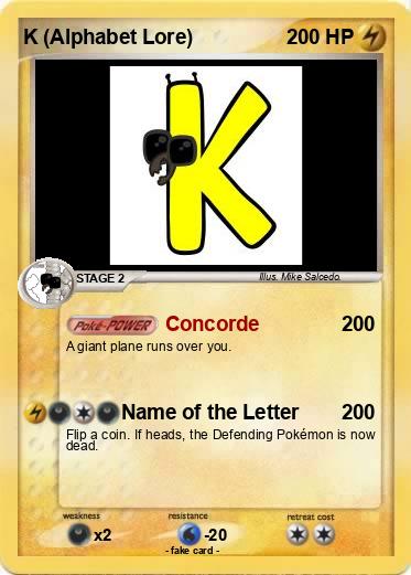 Pokemon K Alphabet Lore