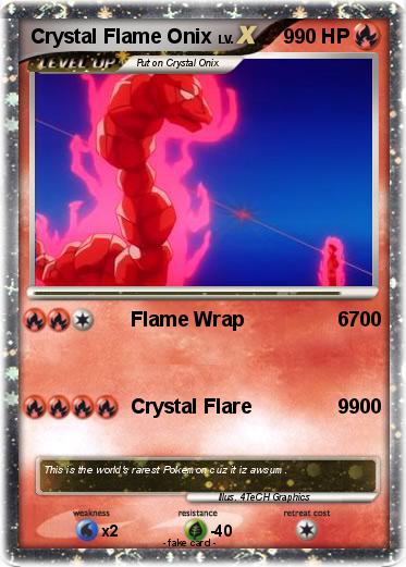 Pokemon Crystal Flame Onix