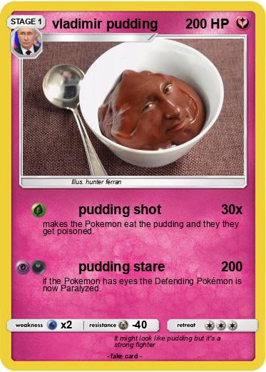 Pokemon vladimir pudding