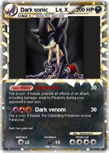 Pokemon Dark sonic Lv X 4