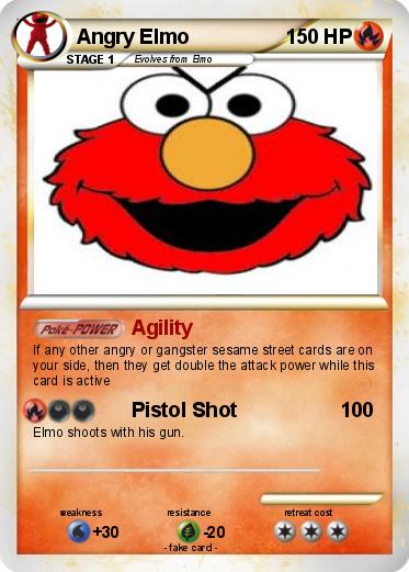 Pokemon Angry Elmo 1