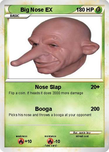 Pokemon Big Nose EX 1