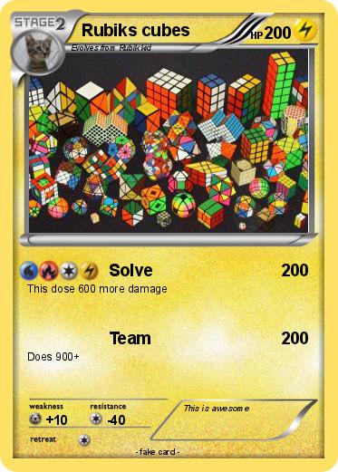Pokemon Rubiks cubes
