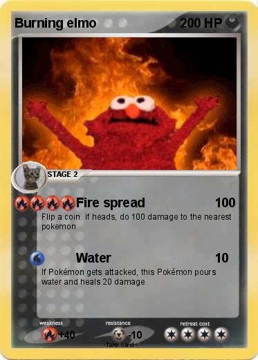 Pokemon Burning elmo 3