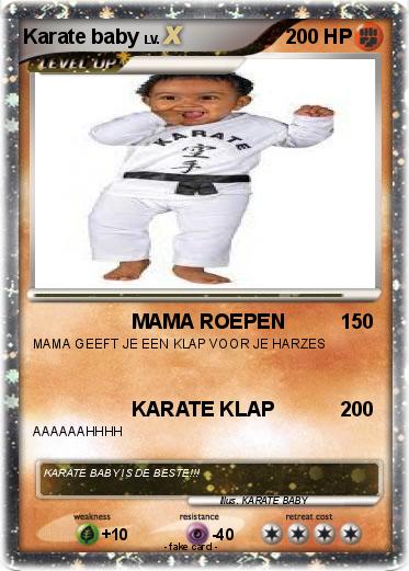 Pokemon Karate baby